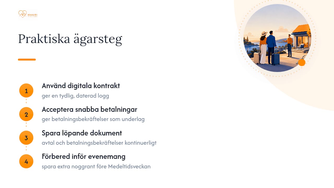 Praktiska ägarinsikter från Maniri för värdar i Stockholm och på Gotland — overview diagram