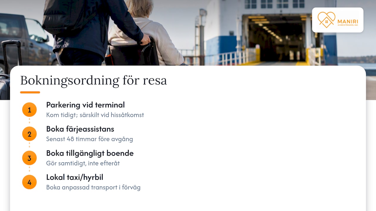 Fyra steg till en tillgänglig resa på Gotland