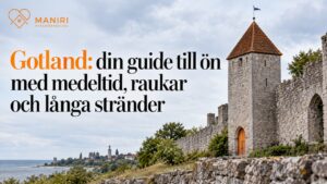 Visbys medeltida ringmur under en molnig himmel