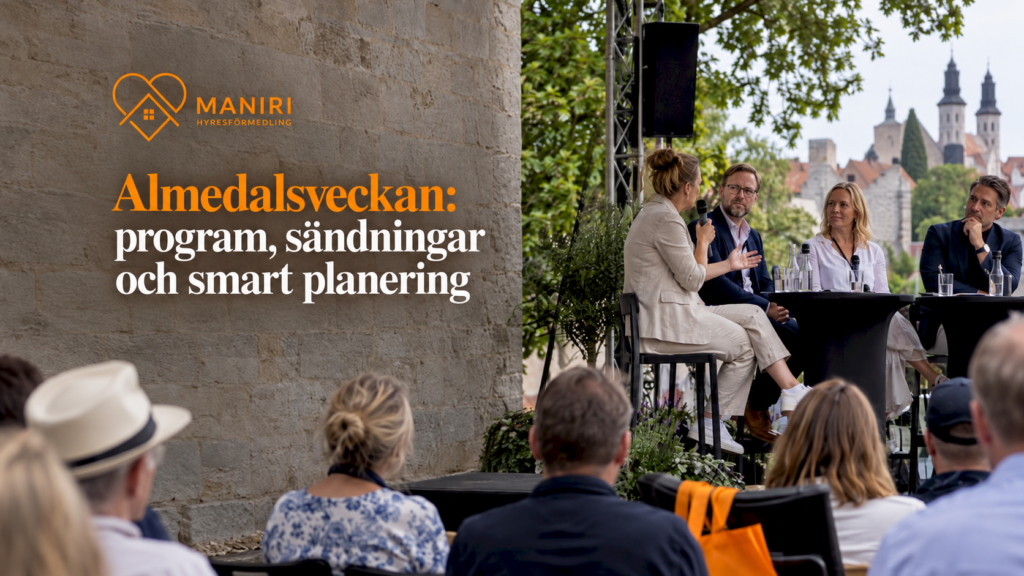 Paneldiskussion under Almedalsveckan i Visby